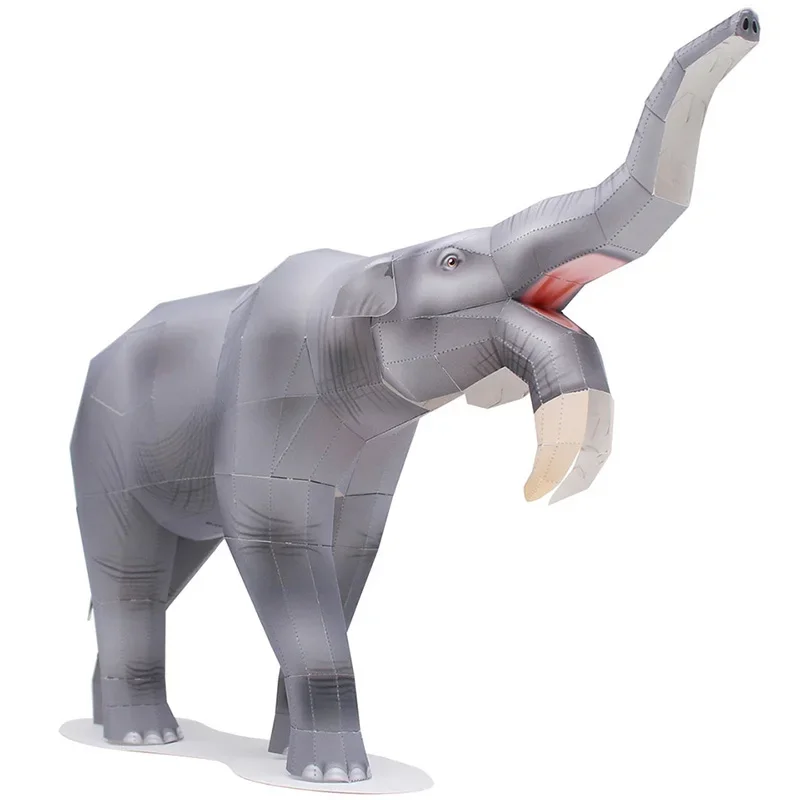 Art Craft Cardboard - Deinotherium Elefant Origami Kunst Falten Mini
