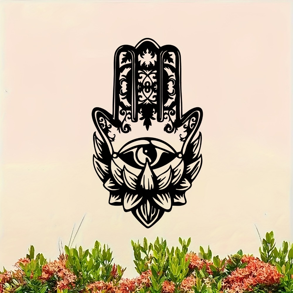 Art & Craft Paper For Kids - CIFBUY Hamsa Hand Böses Auge Metall-Wandkunst