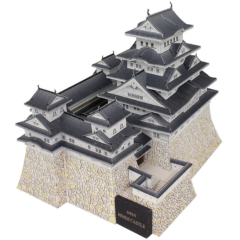Art Craft Cardboard - Japan Himeji Castle 3D Papier Modell