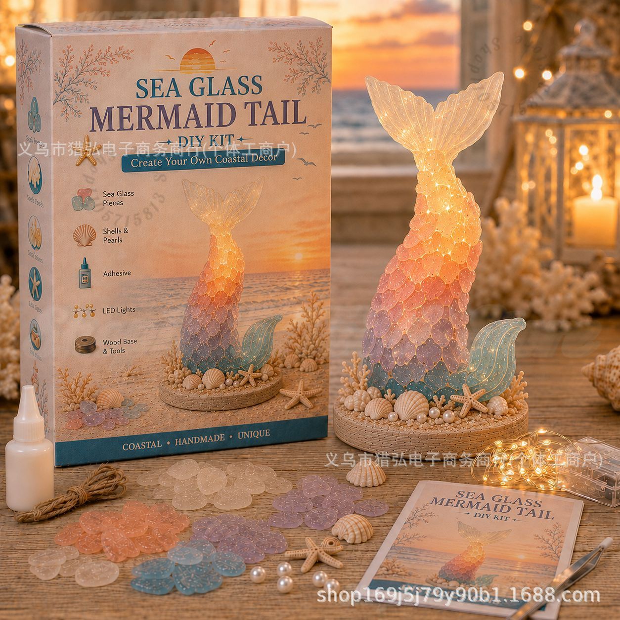 DIY Meerglas-Meerjungfrauenflo – Art Craft Kit Bewertung und Preis