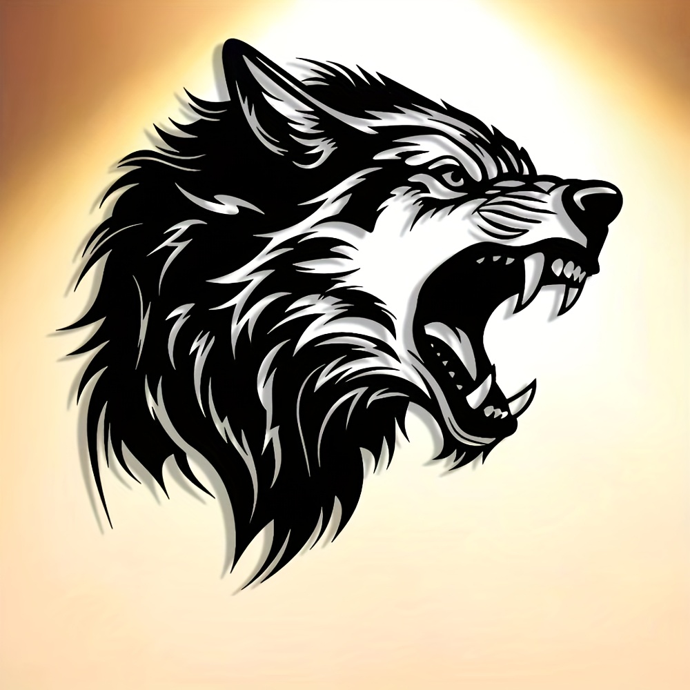 CIFBUY Wolfskopf-Wandkunst aus – Art Craft Bar Bewertung und Preis
