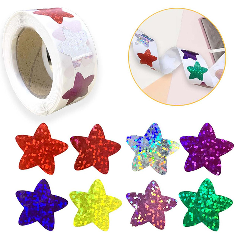 500 Stück/Rolle bunte Sternauf – School Of Art X Craft Bewertung und Preis