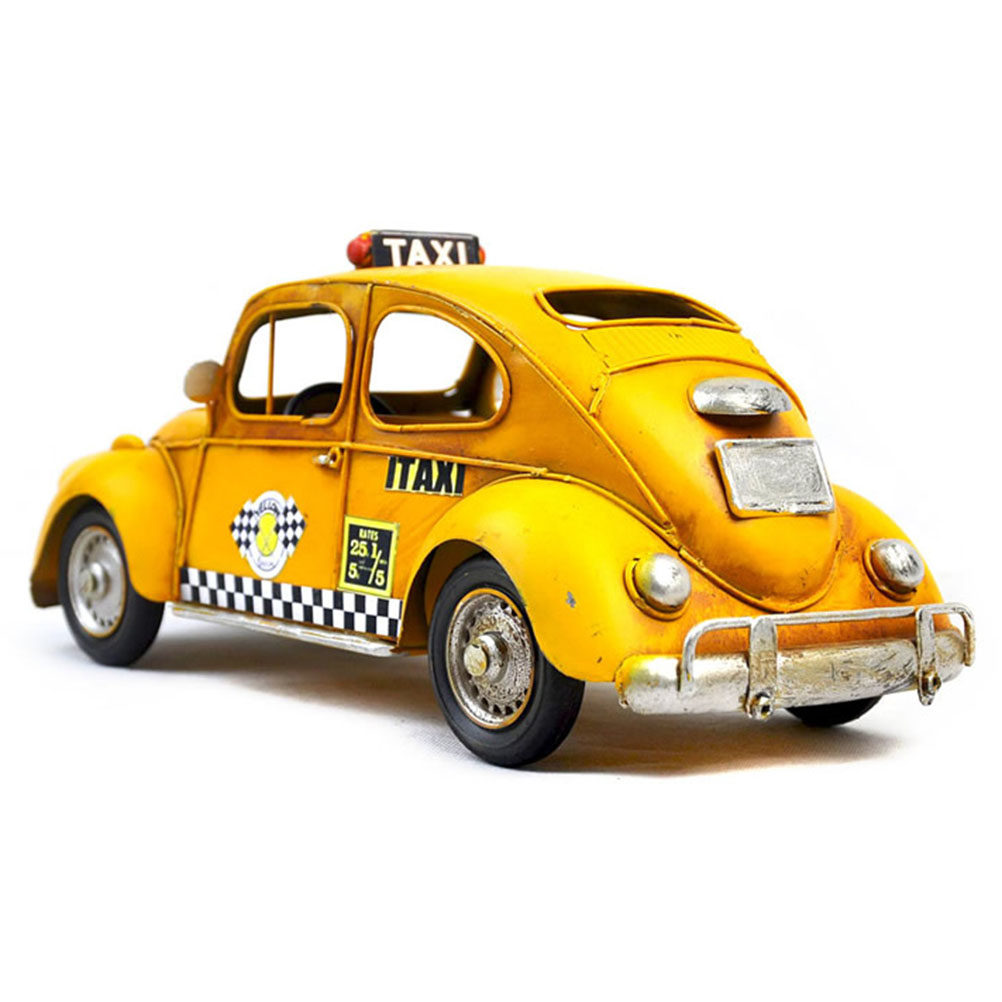 Metall-Taxi-Modell, Vintage-Bl – Art Craft Bar Bewertung und Preis