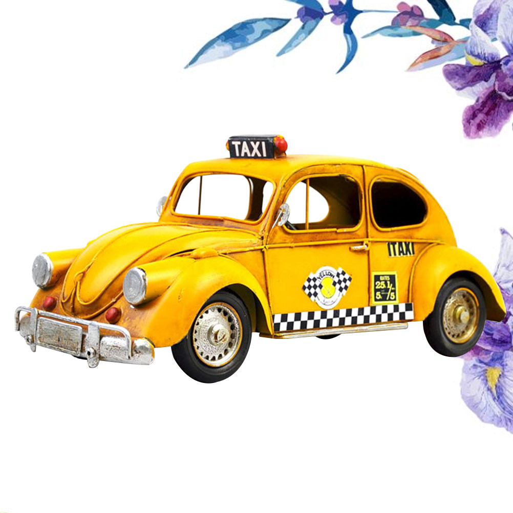 Metall-Taxi-Modell, Vintage-Bl – Art Craft Bar Bewertung und Preis