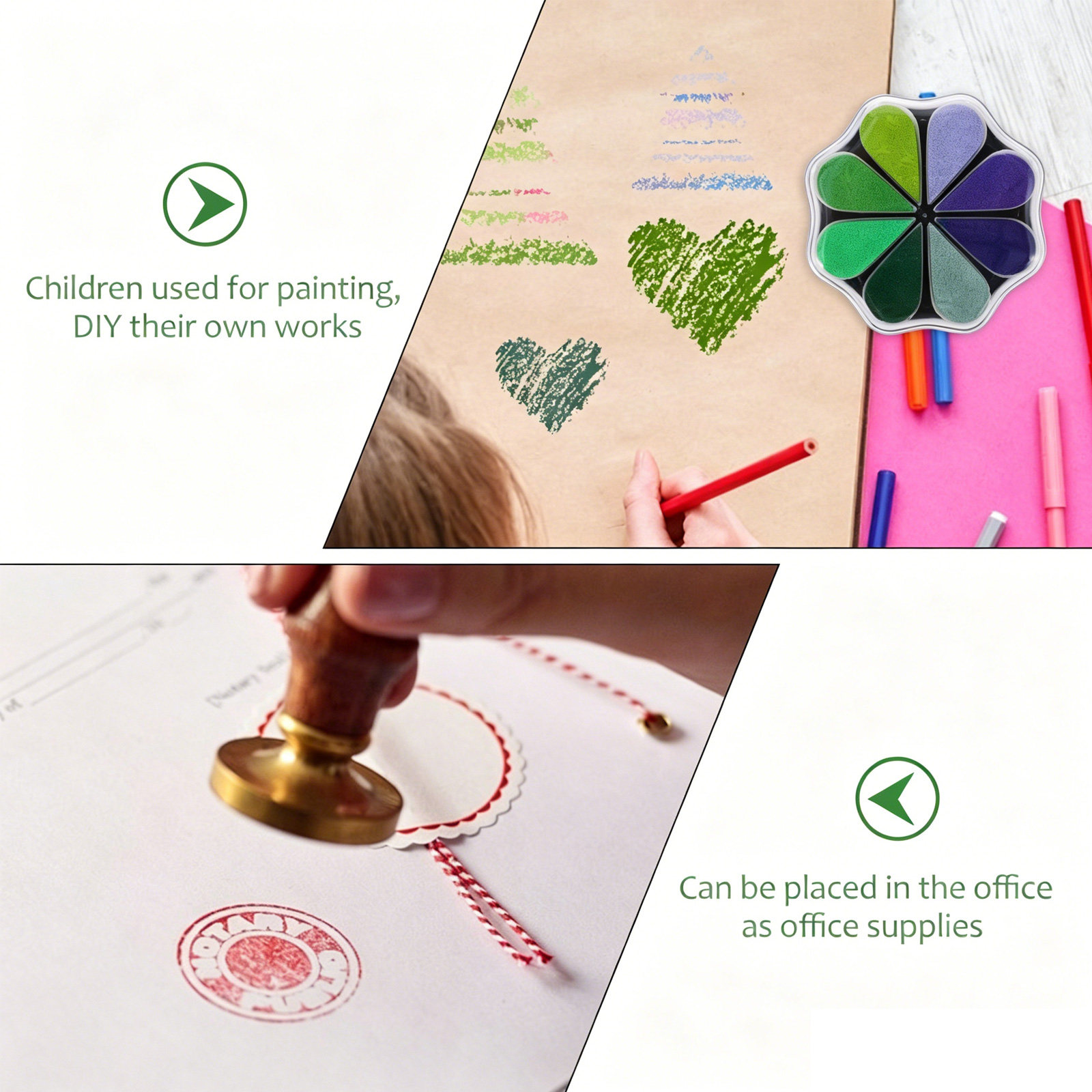 Bunte Blütenblatt-Stempelkisse – Art And Craft For Nursery Bewertung und Preis