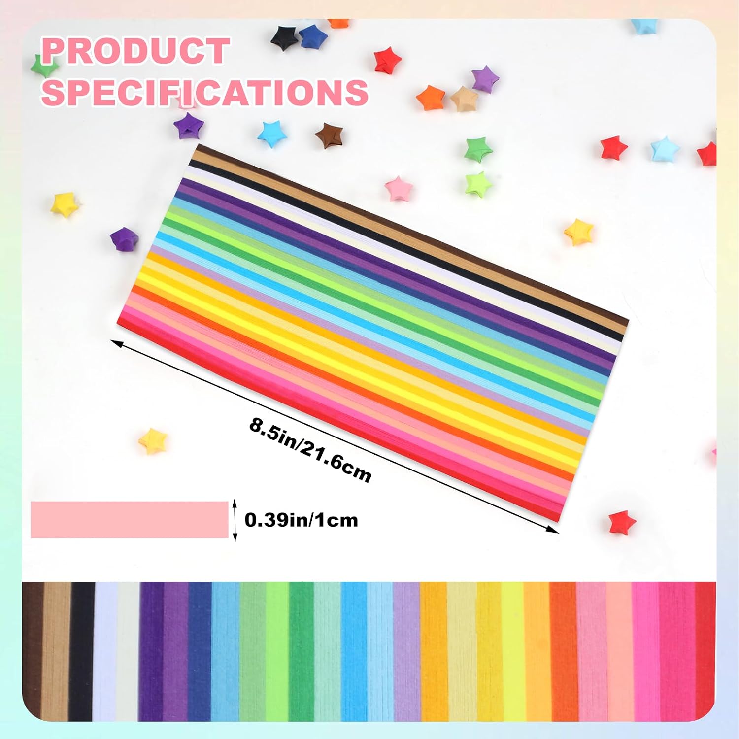 1080/2160 Blatt Origami-Sternp – Art Craft With Paper Bewertung und Preis
