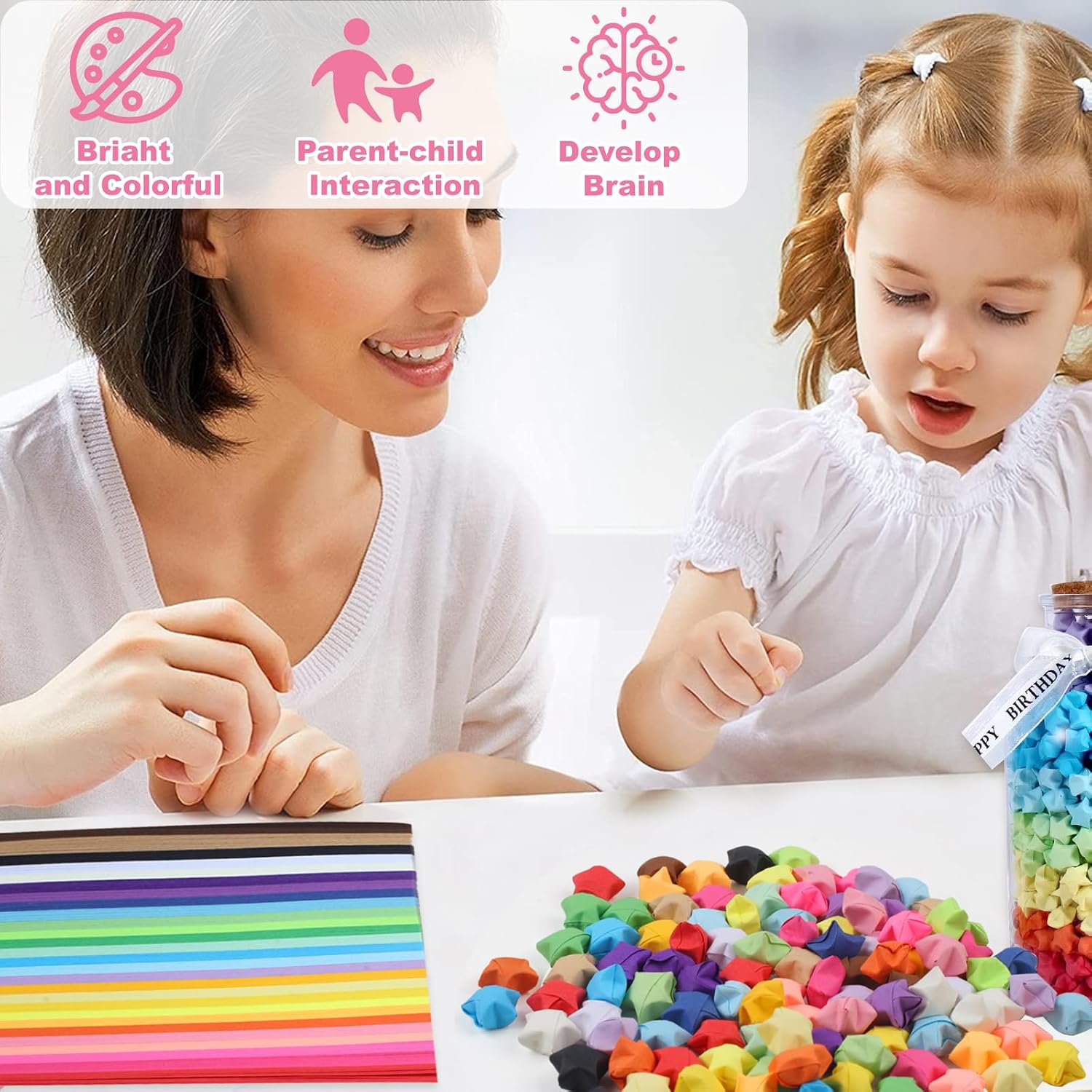 1080/2160 Blatt Origami-Sternp – Art Craft With Paper Bewertung und Preis