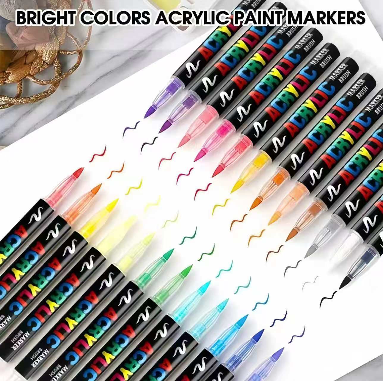 12-120 Farben Acryl-Farbstifte – Art Craft Kit Bewertung und Preis