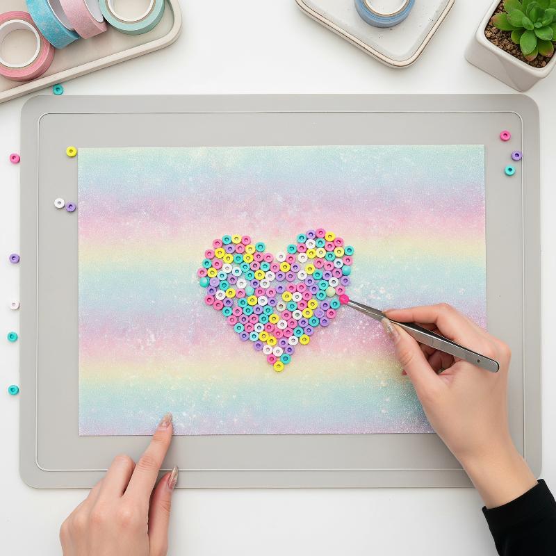 Farbverlauf Glitzer Bügelperle – Art Craft With Paper Bewertung und Preis